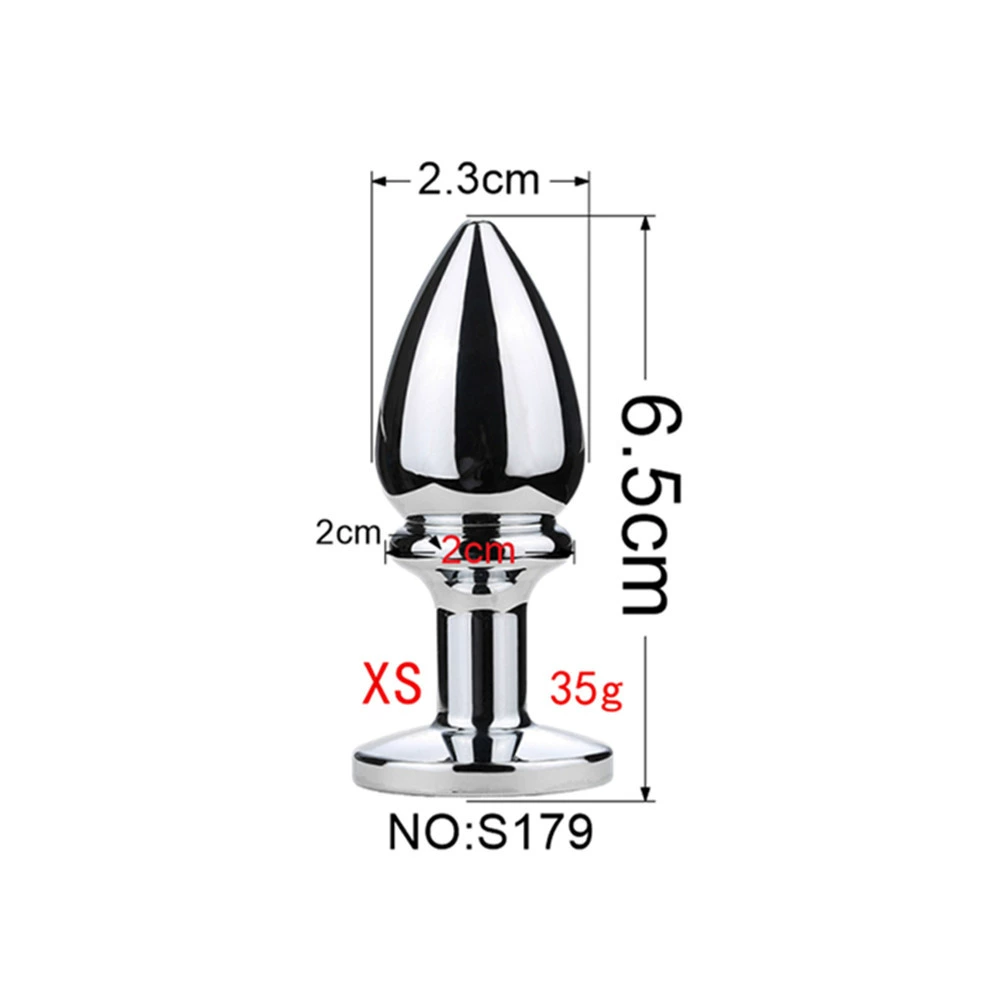 Detachable Anal Plug Heads, Silicone & Metal Options, Multiple Shapes and Sizes