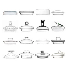 玻璃盖子茶具配件壶盖子美体杯盖子茶漏花茶壶盖耐热玻璃壶盖子1