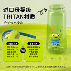 迪士尼兒童水杯tritan高顏值大容量學生運動水壺可愛夏季塑料杯