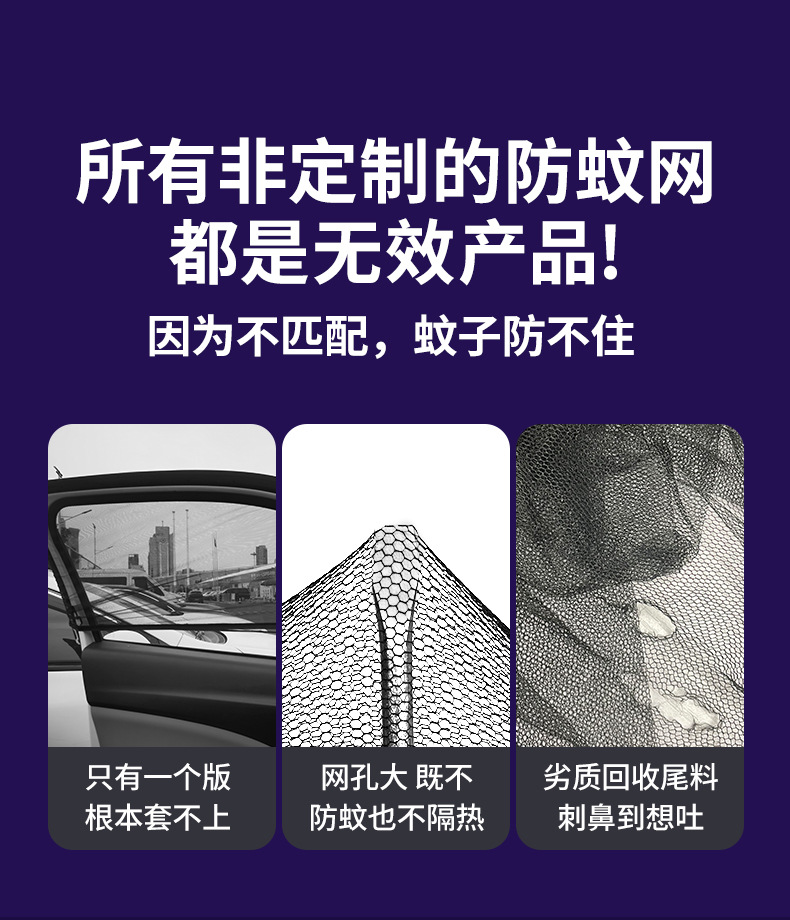 Car Anti-mosquito Screen Window Window Anti-mosquito Net Sunshade for Truck Car Anti-mosquito Screen Anti-mosquito Net for Car
