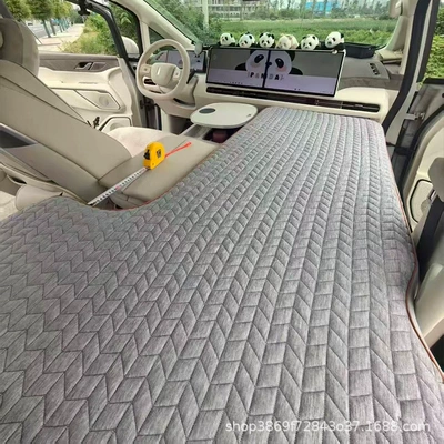 Vehicle-mounted inflatable bed: a thicker, brushed fabric mattress, 1:1 replica