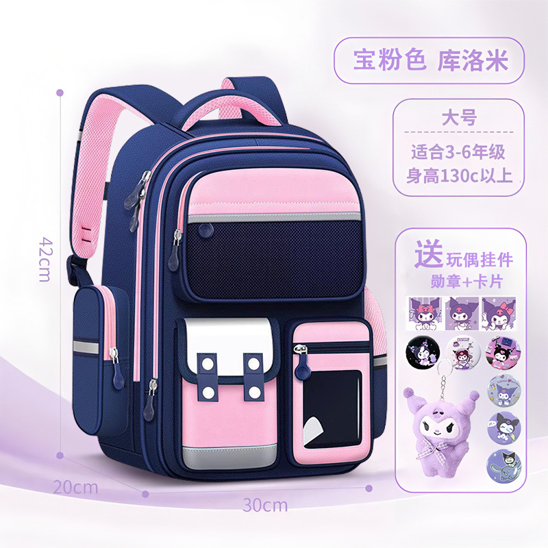 2024 nuevos estudiantes de primaria de primer grado cuatro niñas mochilas escolares de tres a seis niñas