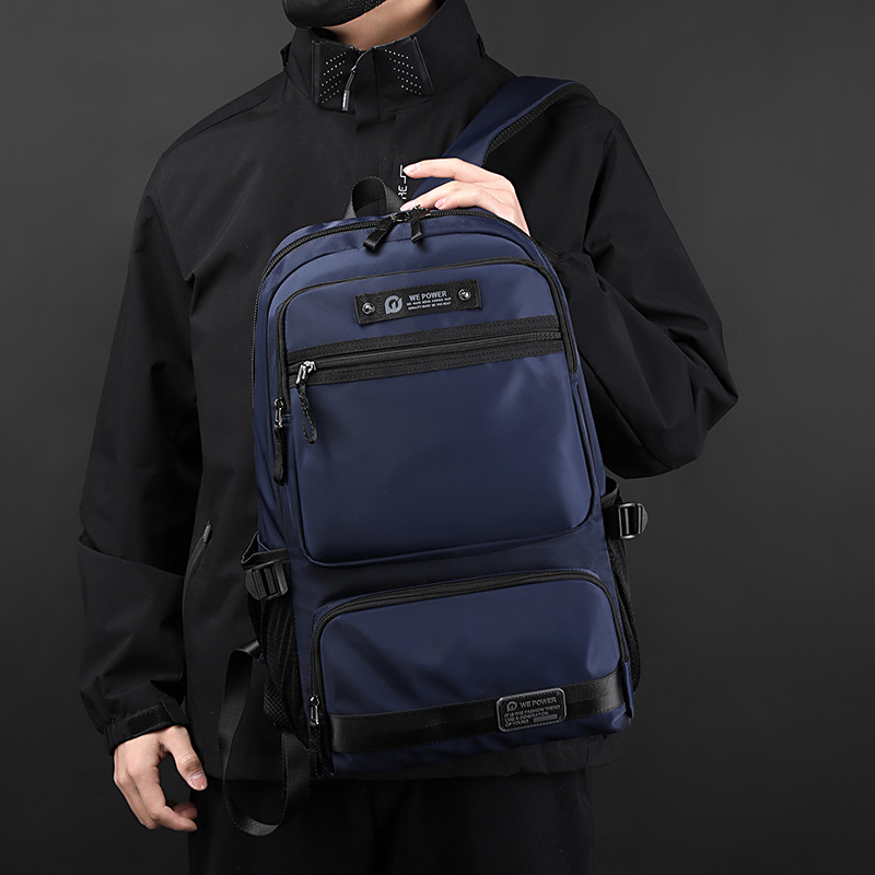 WEPOWER nueva mochila casual para hombre, bolso para computadora portátil de cercanías, mochila de viaje de negocios de gran capacidad