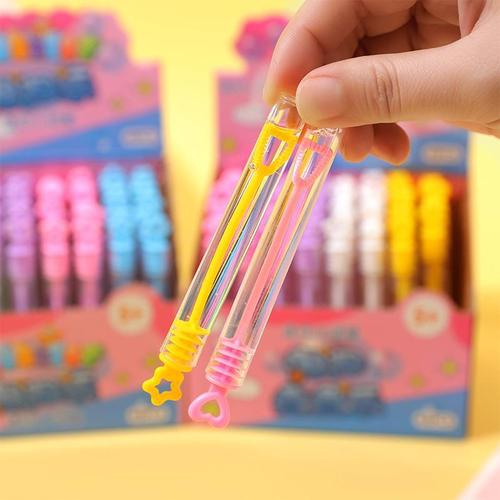 Test tube bubbles are not easy to break bubble wand mini blowing bubble toy outdoor parent-child bubble glue style bubble liquid