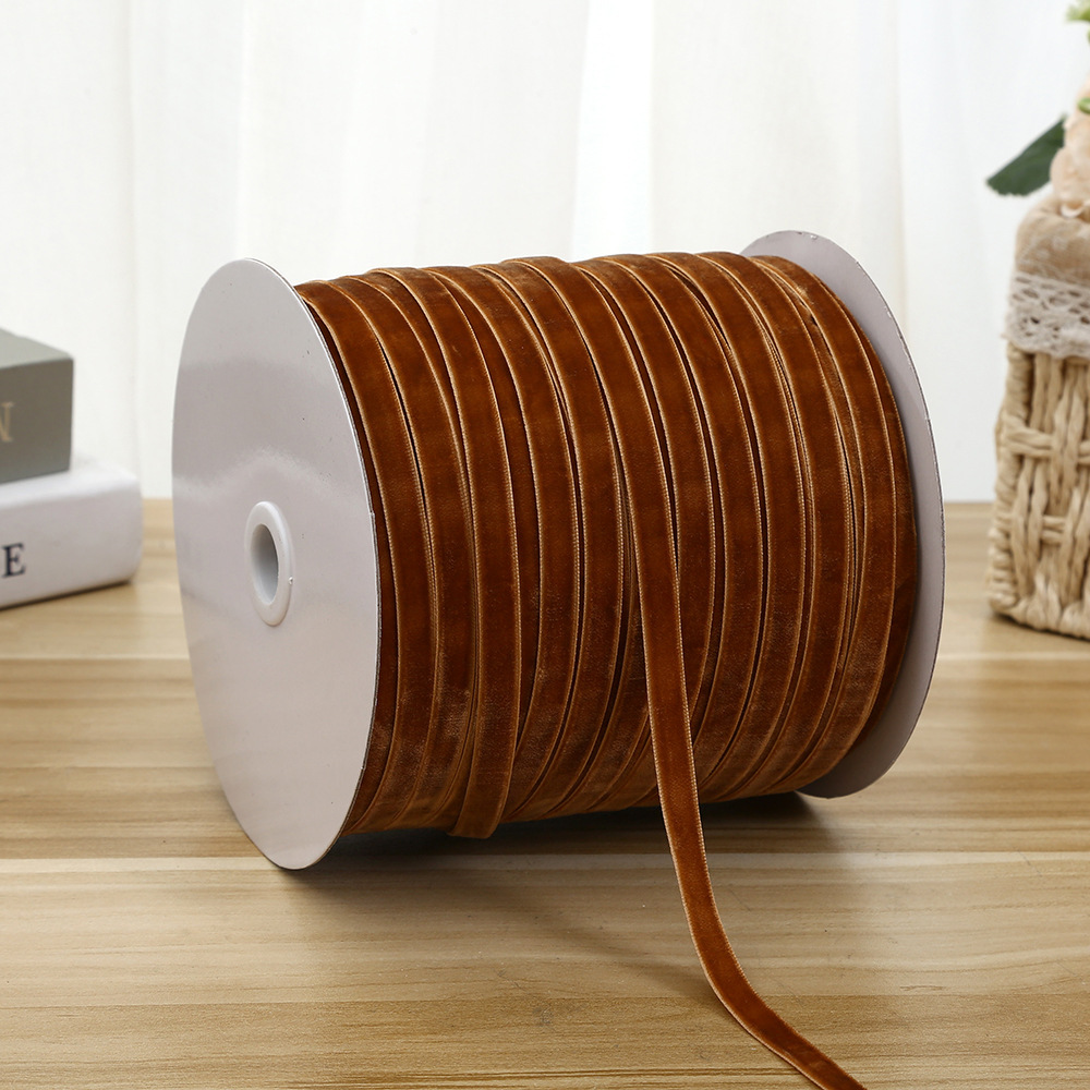 1cm cinturón de terciopelo colorido DIY hecho a mano arco accesorios para el cabello flocado cinturón ropa interior decoración accesorios cinturón de terciopelo