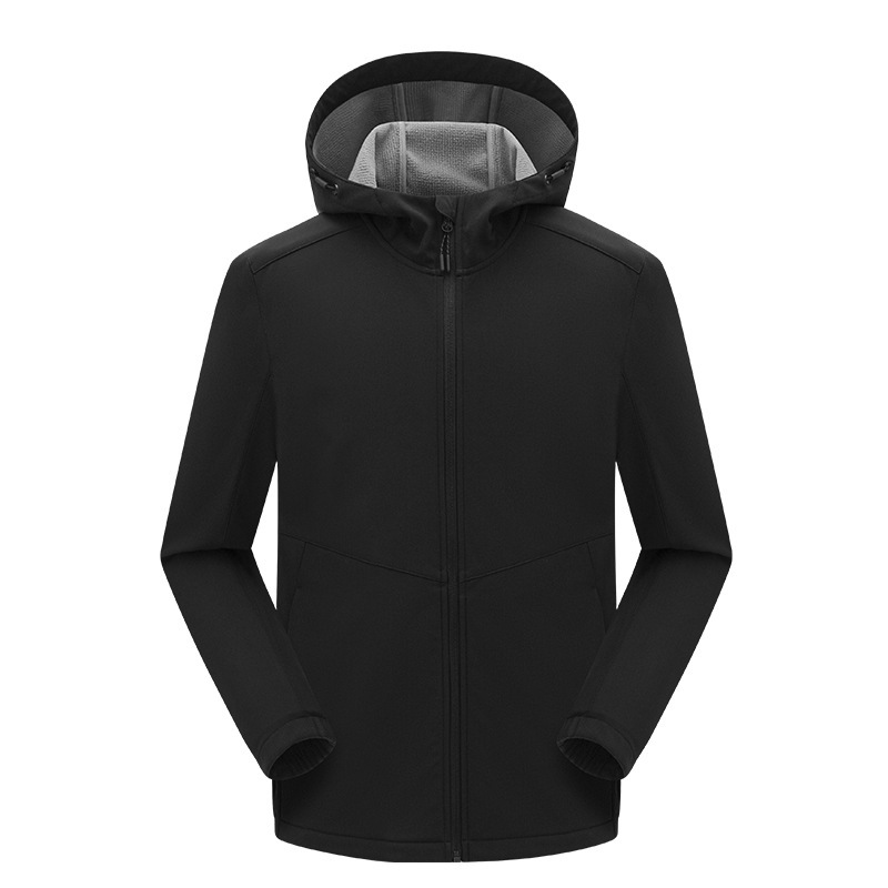 鸟同款情侣男女连帽软壳冲锋衣三防科技面料户外出行外套登山服装|undefined