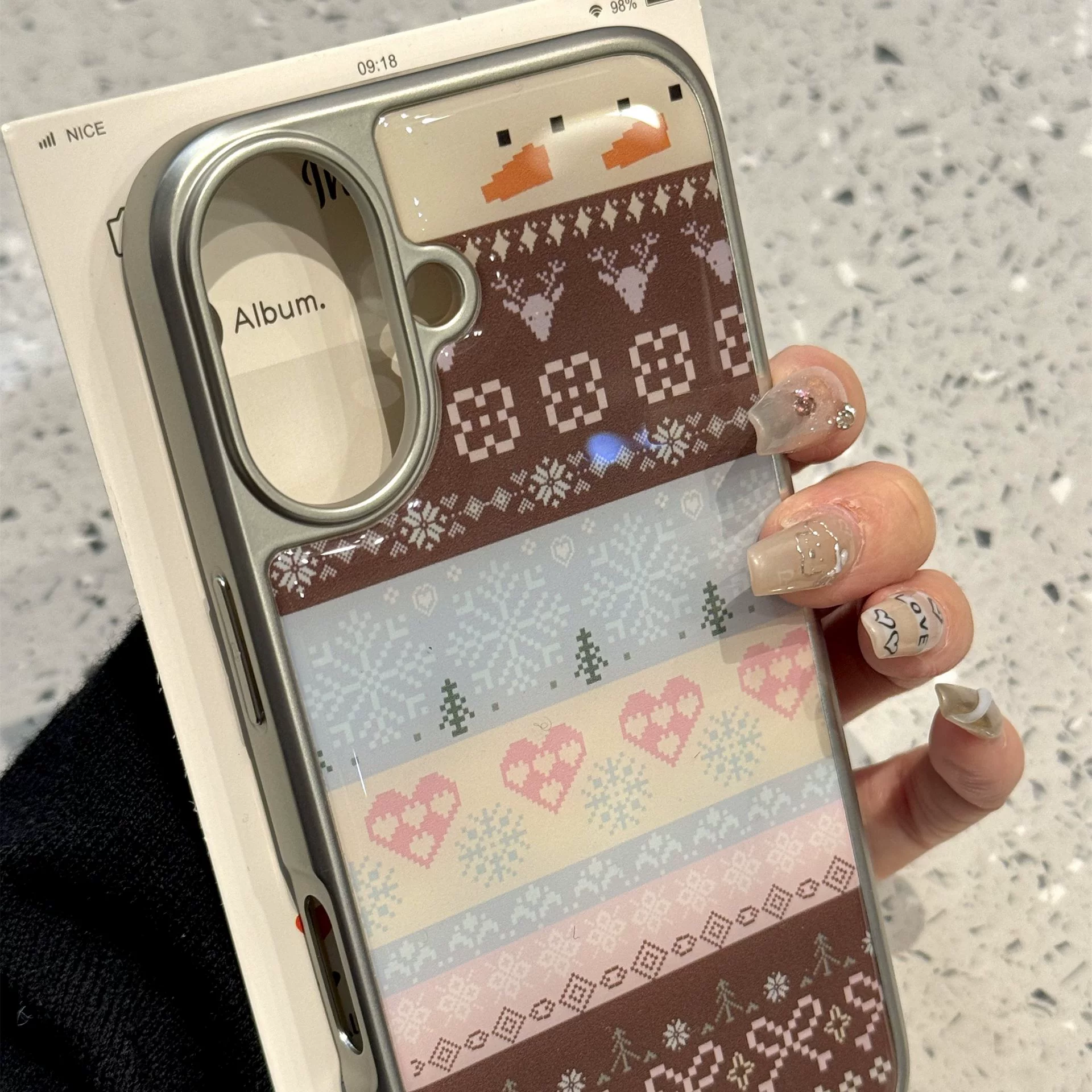Apple, iPhone15, совместимый iPhone15 Pro, чехол для телефона, с снежинками, 16promax