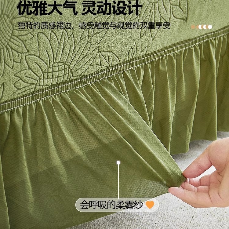 2024 nuevo sofá elástico todo incluido conjunto universal cuatro estaciones de alto nivel general sofá cubierta de tela anti-gato