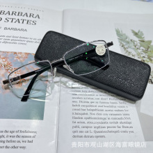 珍诚老花镜5010圆顶双光黑银色金属半框老视眼镜中老年人老花眼镜