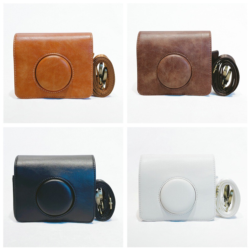 Suitable for Polaroid Evo Camera Bag, Single Shoulder Crossbody Bag, and Special Leather Case for Fuji Instax Mini Evo in Four Colors