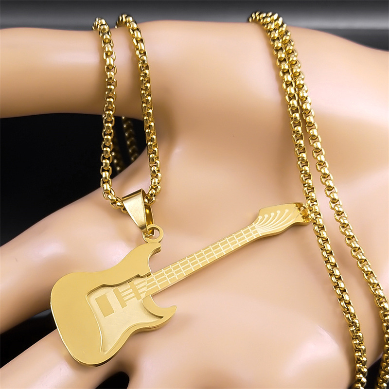 Guitar Pendant Necklace Image 5