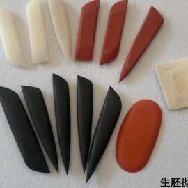 檀工宜兴紫砂壶制作雕塑橡胶皮清理线条造型搪光胚体压泥门