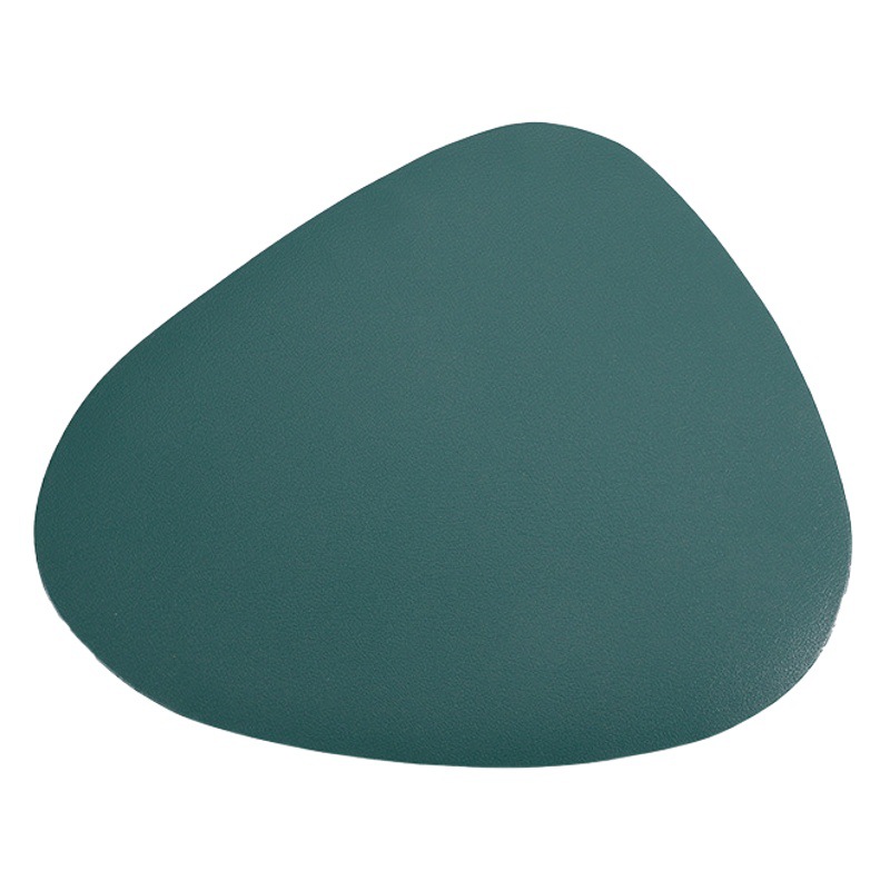 De estilo europeo de textura de cuero occidental mantel lavable gota-tipo aislado estera de mesa transfronteriza al por mayor placemat Toalla de mesa de montaña