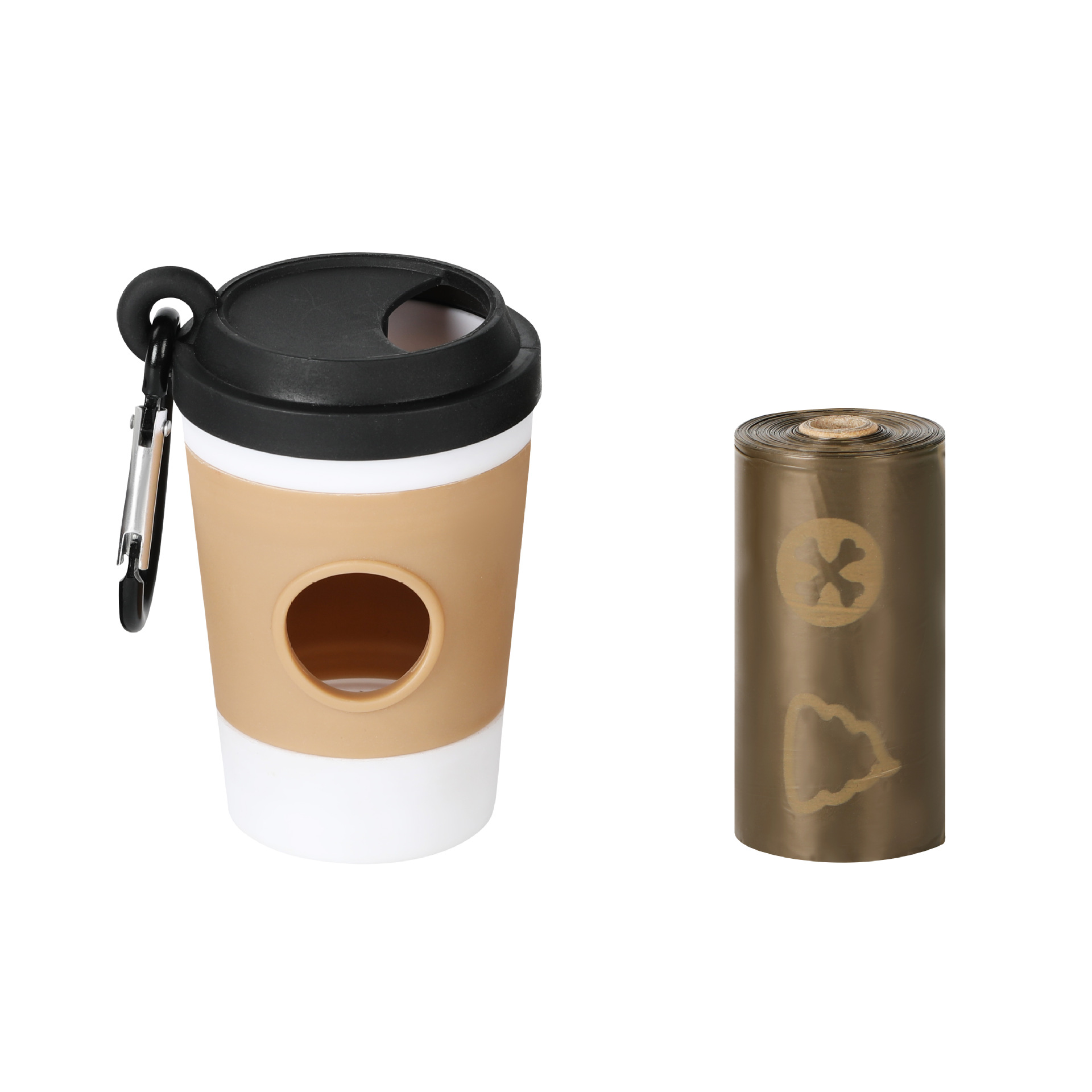 bolsa para pasear perros bolsa para cubrir la cáscara de la bolsa para recoger perros bolsa para cubrir la taza de café bolsa de basura para mascotas dispensador