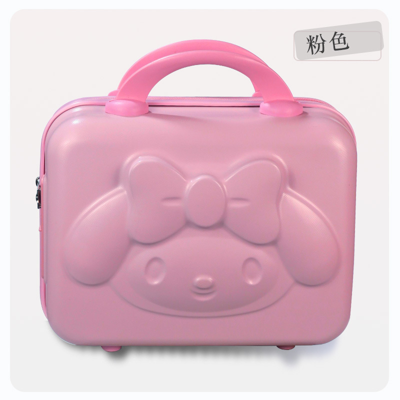 14 pulgadas maleta de maquillaje regalo de boda mini maleta de dibujos animados maleta de regalo impermeable