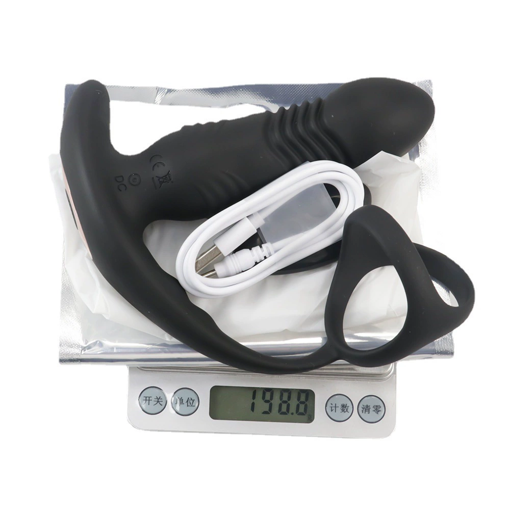 Promotion: Thinyue Three-ring Wireless Remote Control APP Telescopic Double Vibration Anal Plug Adult Products Wholesale