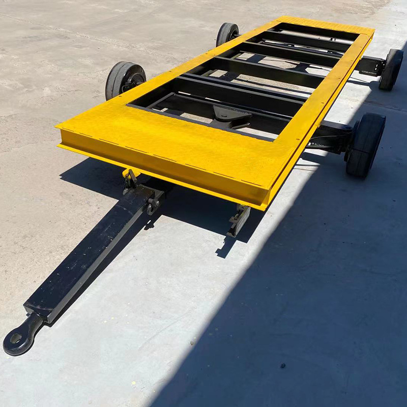 低平板牵引车 仓储骨架拖车 水利应急灌溉应急发电机组拖车厂家