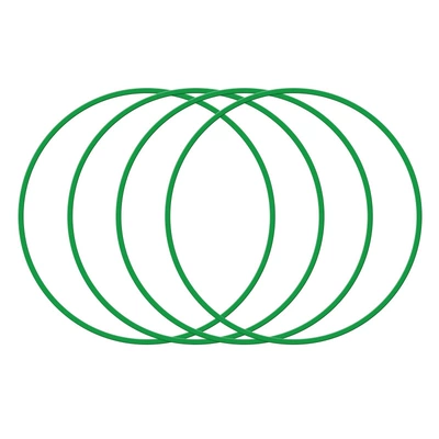 【Abs Plastic Material】New Style, Other Automotive Exterior Supplies - green-set-of-four-circles-15-inch-wheel-hub