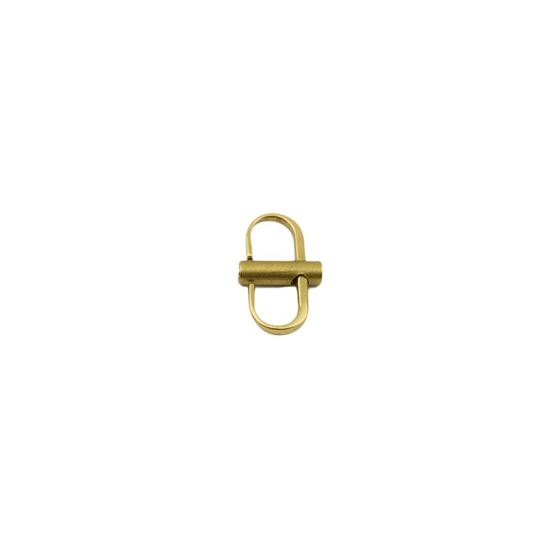 Venta al por mayor accesorios de hardware de cuero hebilla de ajuste de cadena fina de metal bolsa de posicionamiento de tornillo hebilla de ajuste de longitud de cadena