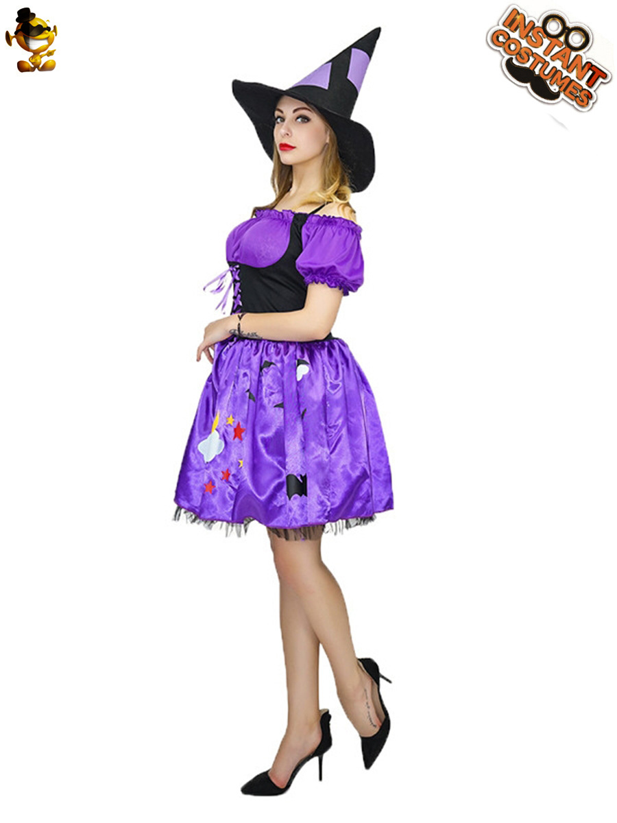 Bruja ropa de fiesta de Halloween traje de Carnaval mascarada etapa traje de cosplay image 4