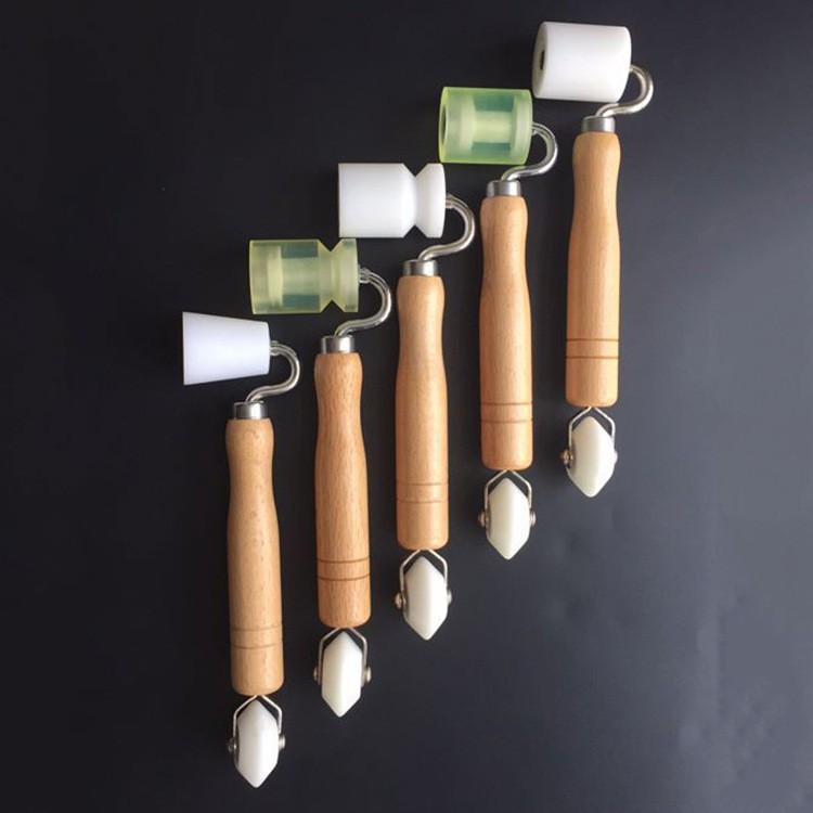 专业接缝实滚筒双头组合接缝压轮壁纸带轴承工具墙纸施工专用