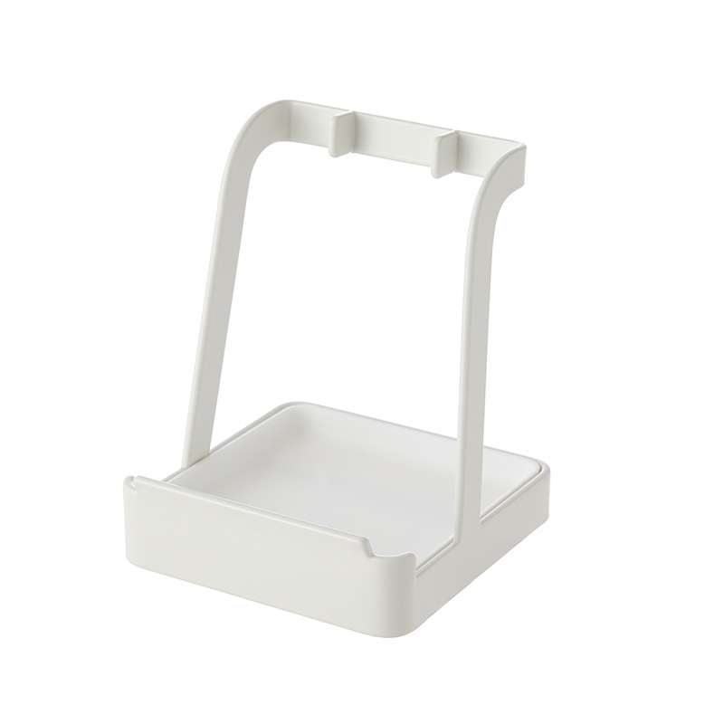 Estante de tapa de olla mini estilo japonés estante de almacenamiento multifuncional de cocina simple olla doméstica tapa sopa cuchara organizador rack de almacenamiento
