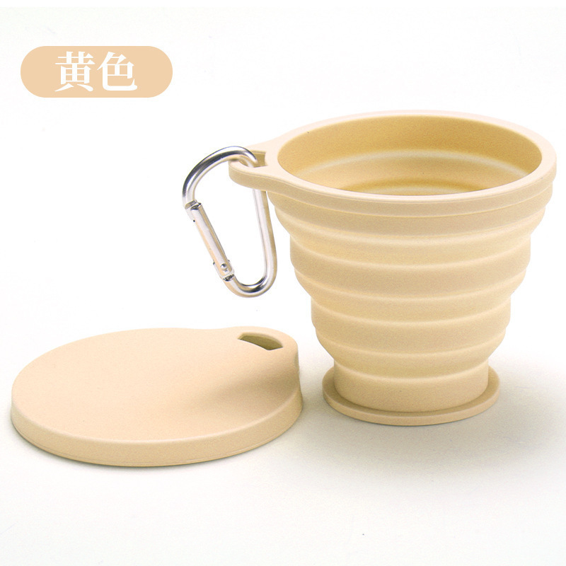 硅胶可折叠杯食品级耐热户外露营刷牙杯压缩漱口杯子户外便携|undefined