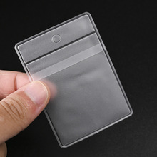 厂家直供现货新款高频机热压pvc备扣袋  eva包装袋 各类pvc平口袋