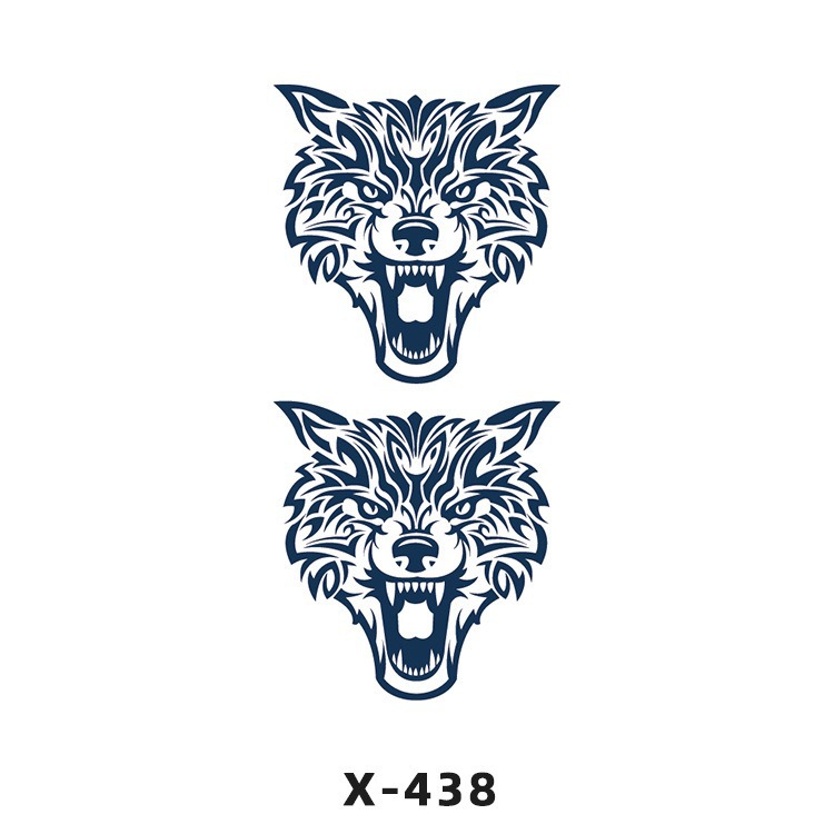 Arco de flor pequeña pegatinas de tatuaje fresco 3D dibujos animados transfronterizo Henna rosa impermeable texto en inglés pegatinas de tatuaje