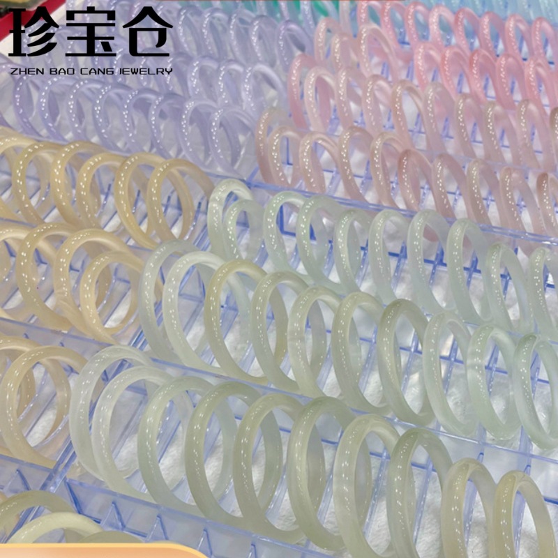 Cat's Eye Bracelet High-End Women's White Moonlight Ice Blue Bracelet Little Red Book Gradient Jewelry Wholesale Cat's Eye Bracelet