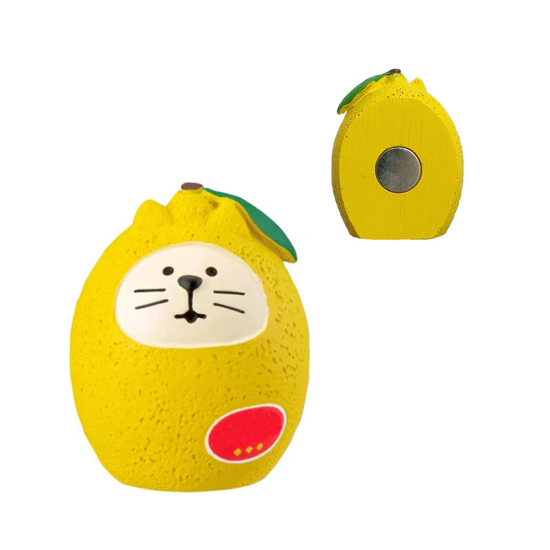 日本猫冷蔵庫マグネット DIY 磁気食品おもちゃ冷蔵庫メッセージステッカー樹脂シミュレーション食品冷蔵庫マグネット強力な吸引|undefined
