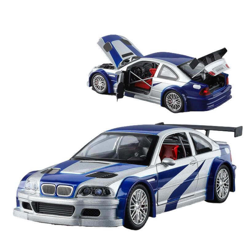 Cross-Border 1:24 Scale Bmw M3 Gt Re46 Alloy Car Model, Realistic Racing Car Replica, High-End Collectible Decoration for Living Room Cross-Border 1:24 Scale Bmw M3 Gt Re46 Alloy Car Model, Realistic Racing Car Replica, High-End Collectible Decoration for Living Room