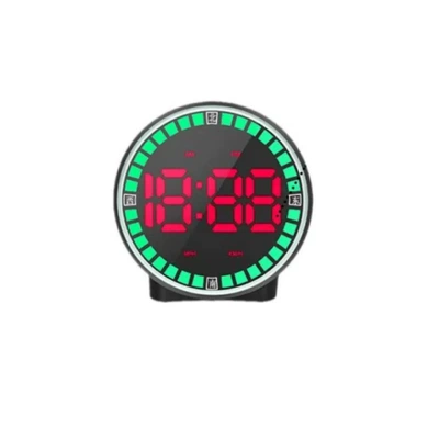 Cross-border new 7-color head-up display car speed warning GPS Beidou speeding KMH time car HUD (Vehicle HUD)
