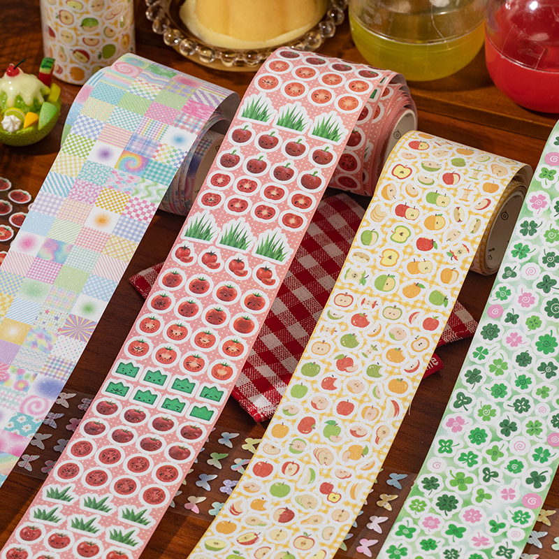 Cinta troquelada de ocio para curar la serie Time