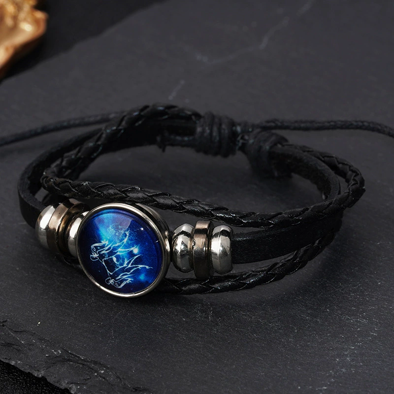 Текстовый знак зодиака, аксессуар ручной работы, бисер bracelet для любимого, Aliexpress, европейский стиль