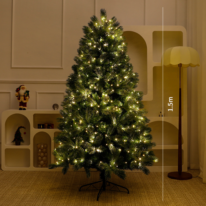 Nuevo árbol automático transfronterizo gran árbol de Navidad criptografado DIY diseño de decoración de Navidad