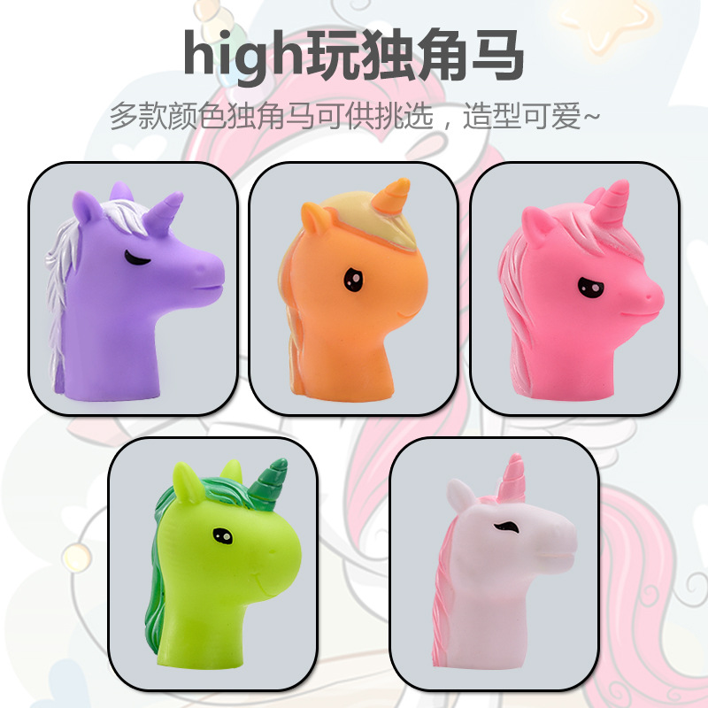 搪胶手指玩偶动物公仔卡通玩具亲子互动儿童玩具电商跨境工厂直销