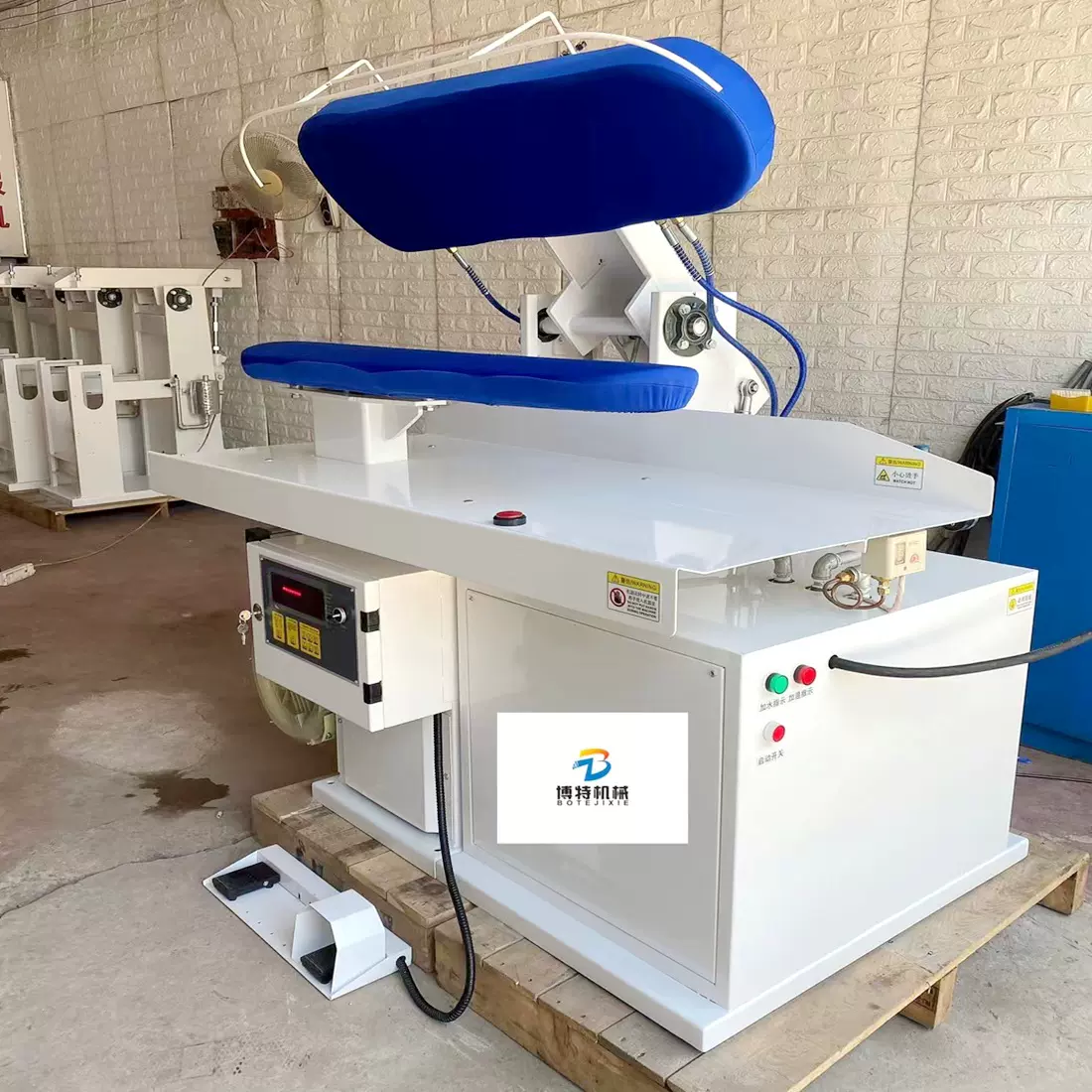 干洗万能夹烫机蒸汽烫台洗衣店自动压烫机干洗店夹机服装整烫设备