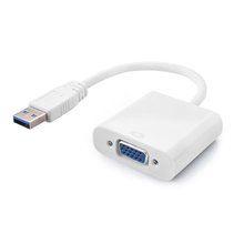 usb3.0转vga转换器1080p电脑接显示器扩展屏转接线usb3.0 to vga