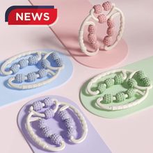 环形夹腿按摩器腿部肌肉放松按摩棒2025滚轴滚轮瘦腿神器瘦小腿