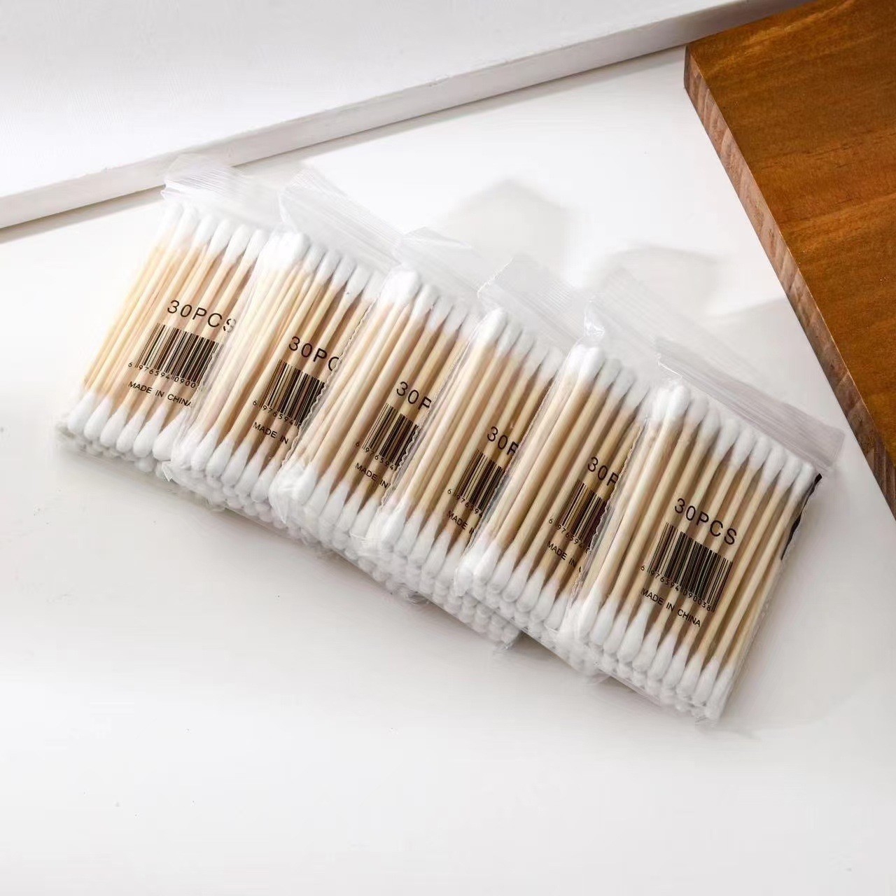 Hisopo de algodón oreja recogiendo desechable de doble cabeza hogar oído recogiendo hisopo de algodón removedor de maquillaje belleza hisopo de algodón especial