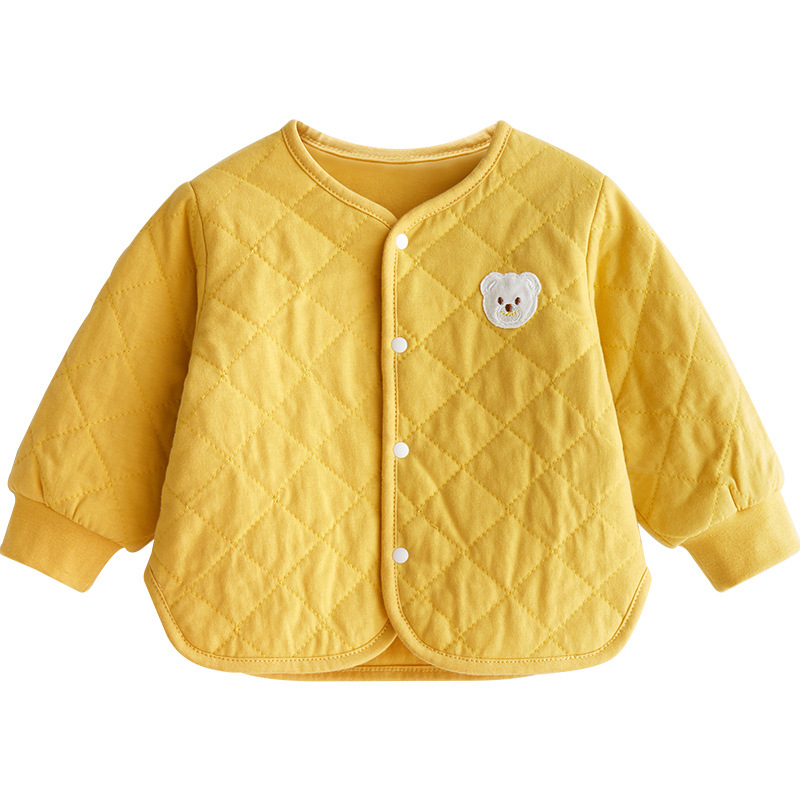 Capa de algodón para bebés otoño y invierno para niños, chaqueta de algodón caliente para niños y niñas, chaqueta de algodón para bebés de invierno gruesa