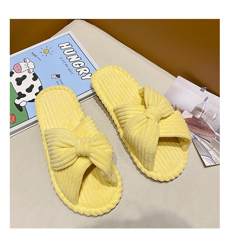 Kadın Thongs Dış Mekan Kumaş Kauçuk Şok Emici Slaytlar_voghion.com