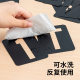 Black PP plastic ruler number letter symbol hollow copy spray painting template ruler DIY wall furniture spray painting board