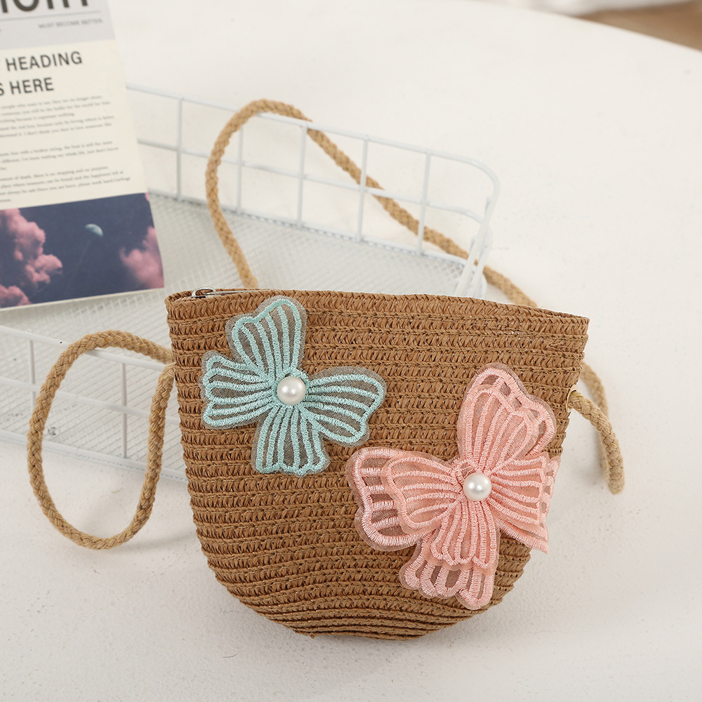 Cartoon Style, Cute Style Girl's Cartoon Style Cute Flower Straw Hat