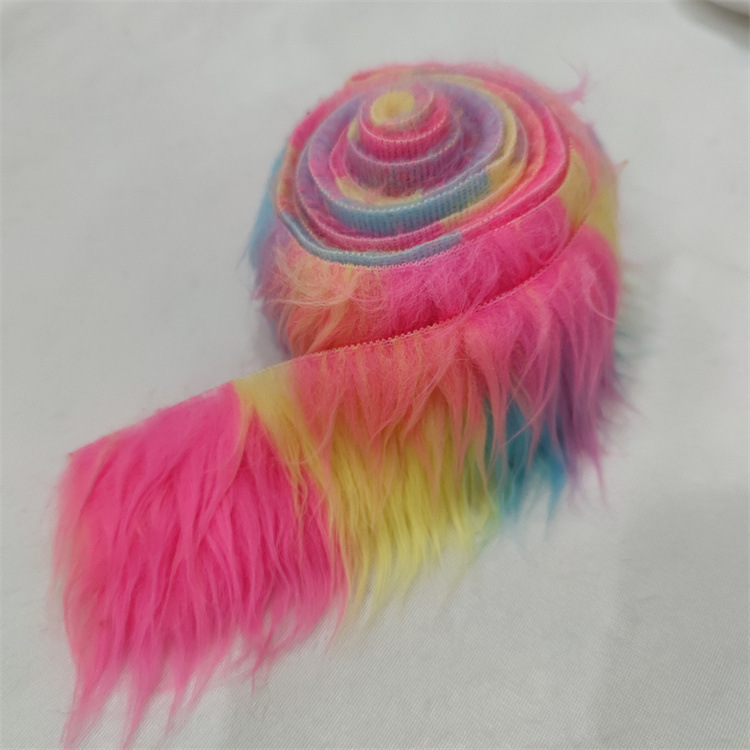 Faux Fur Home Decoration Christmas Tree Skirt Accessories Ornaments Beard Handmade DIY Plush Toy Doll Fabric