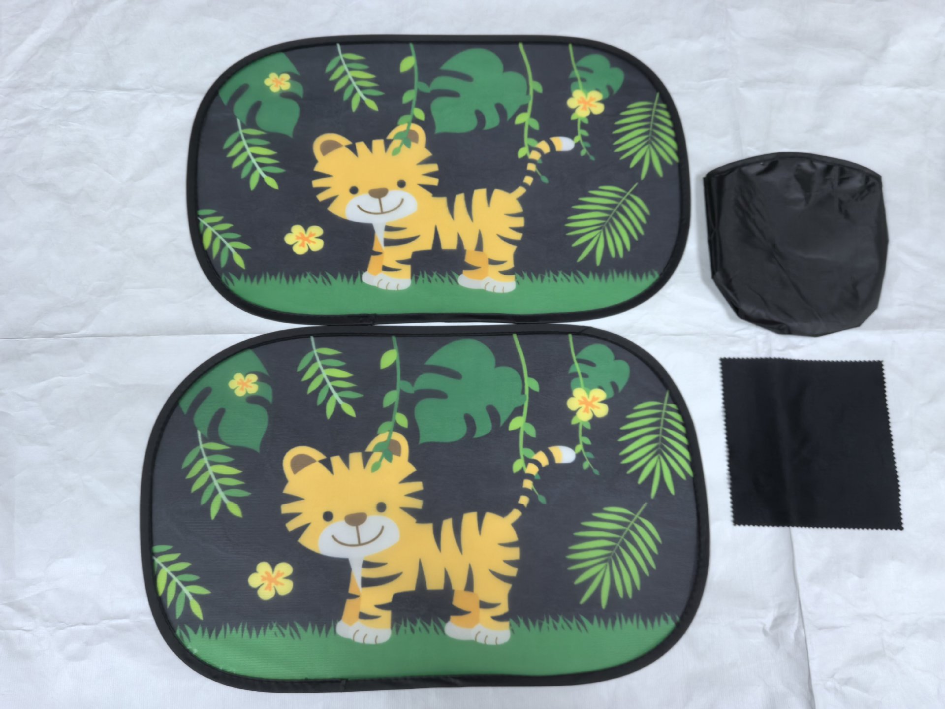 Children's Car Curtains, Sunshades, Magnetic Sunshade Curtains, Summer Baby Sun Protection and Heat Insulation Curtains, Cartoon Car Side Window Thick Sunshades