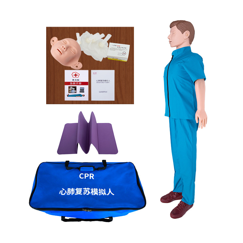 グアンバン全身心肺蘇生シミュレーター（標準仕様） 救急訓練指導モデル ZK/CPR810A