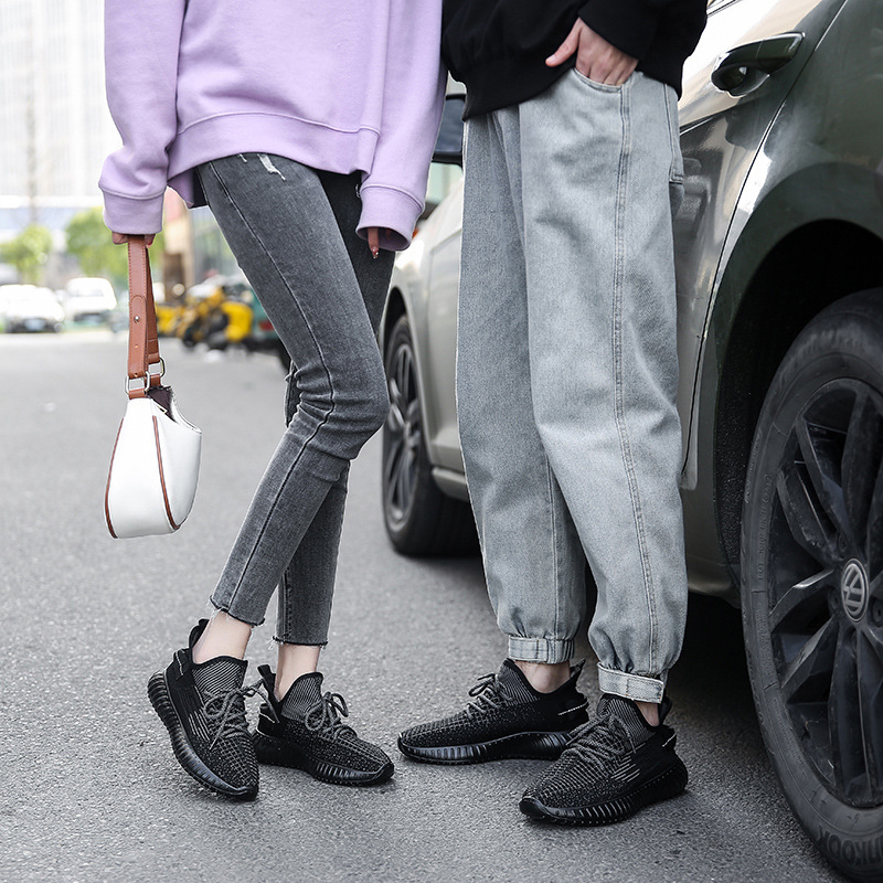 Paar Modellen Kokosnoot Schoenen Vrouwen Zomer Nieuwe Ademende Vliegende Geweven S Ins Koreaanse Versie Van Sport Straat Schieten F_voghion.com