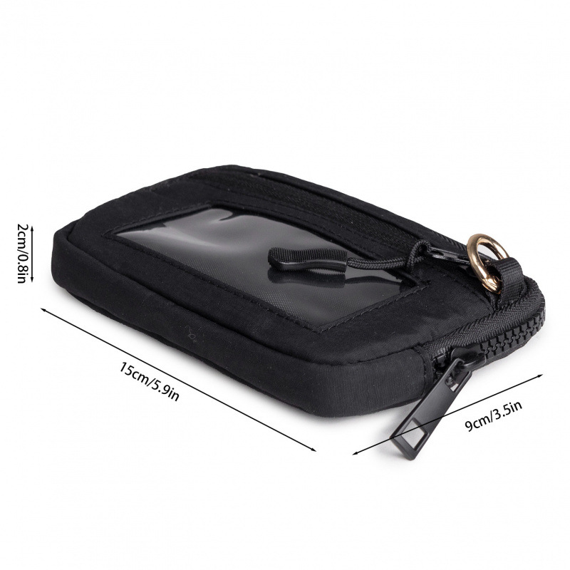 Mayorista transfronterizo simple monedero de nylon impermeable al viento multifuncional bolso de tarjetas llaveros monedas de cambio